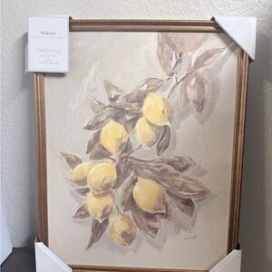 Studio McGee Lemon Branch Wall Art in Cream and Brown